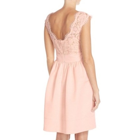 ELIZA J Pink Lace Top Petite Dress - Picture 2 of 10